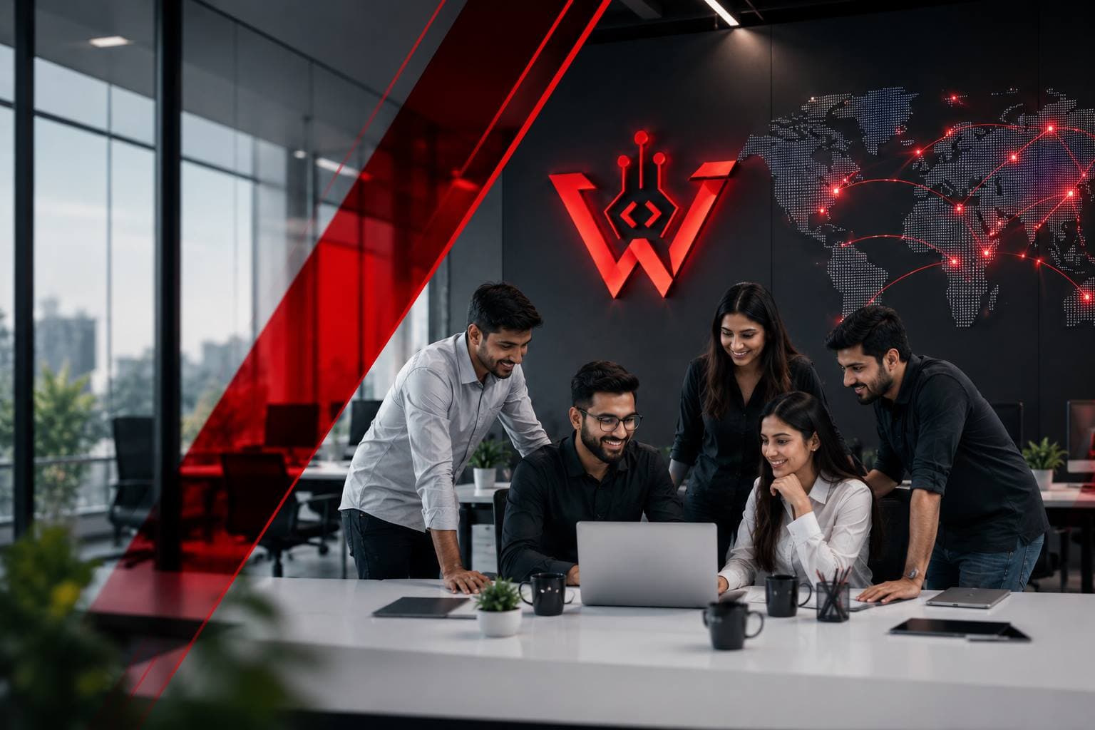 The Webcorners team at work