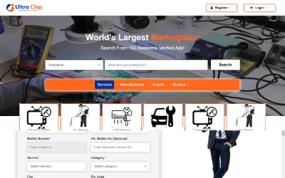 Ultraclap Website Designing & Development Ultraclap Website Designing & Development